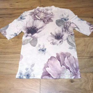 3/10 GazeUSA Short Sleeve Floral Lightweight 14×15×21.25 Hand Wash Purple Lilac